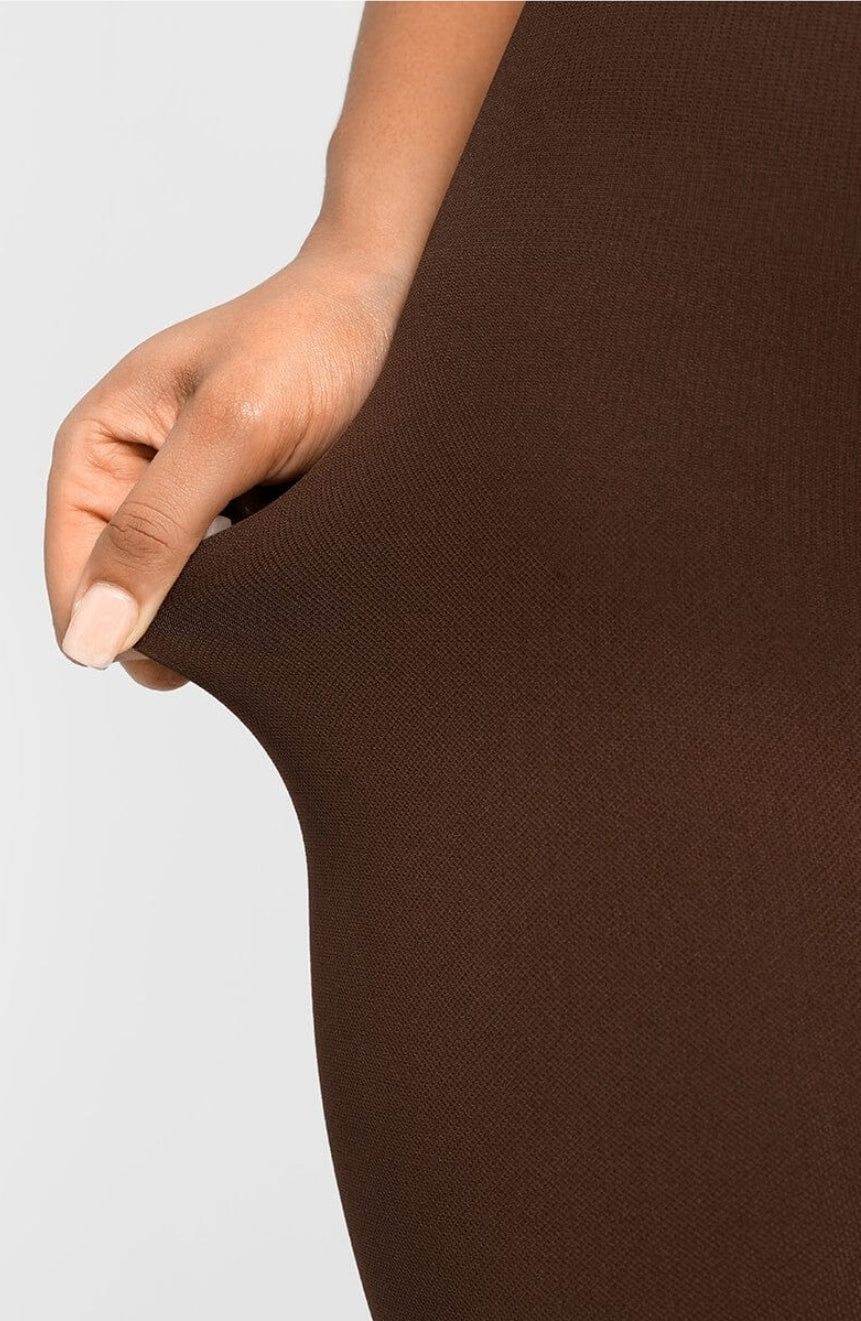 Seamless square neck U-back flared jumpsuit