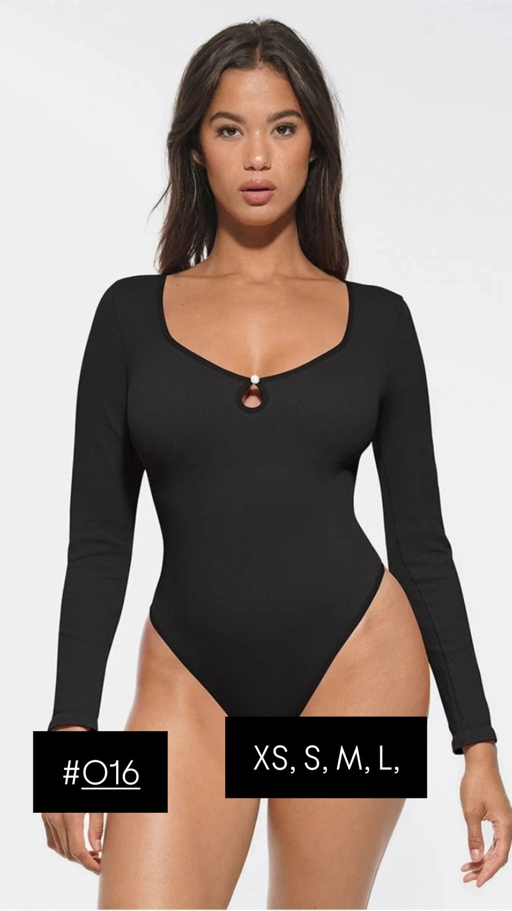 Ribbed seamless sexy hollow neck bodysuit